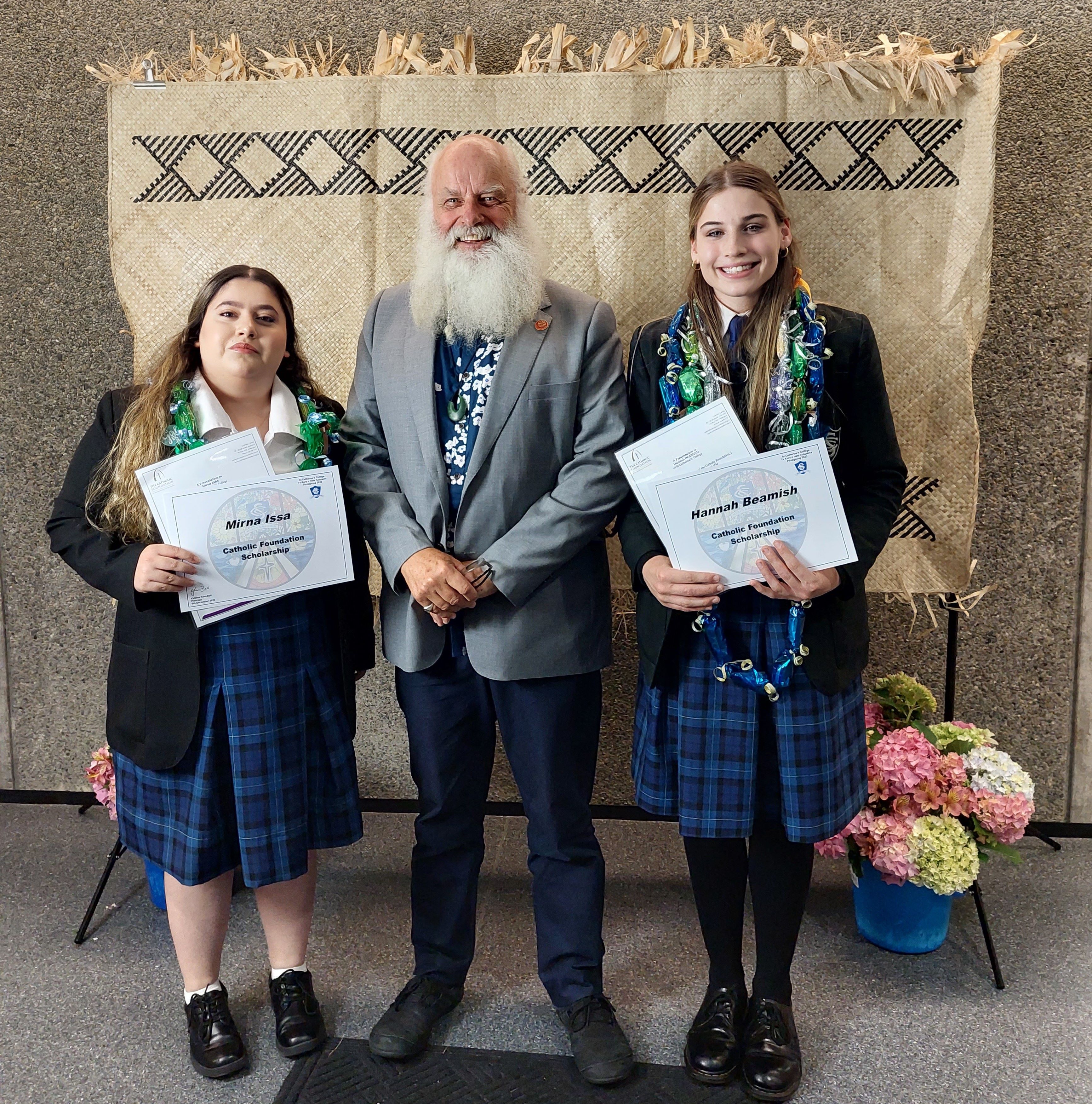 Scholarship Presentation to St Catherine College Studens